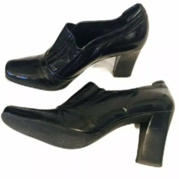 Franco Sarto Raja Black Boot Shoe Size 9M Heel - Picture 6 of 7